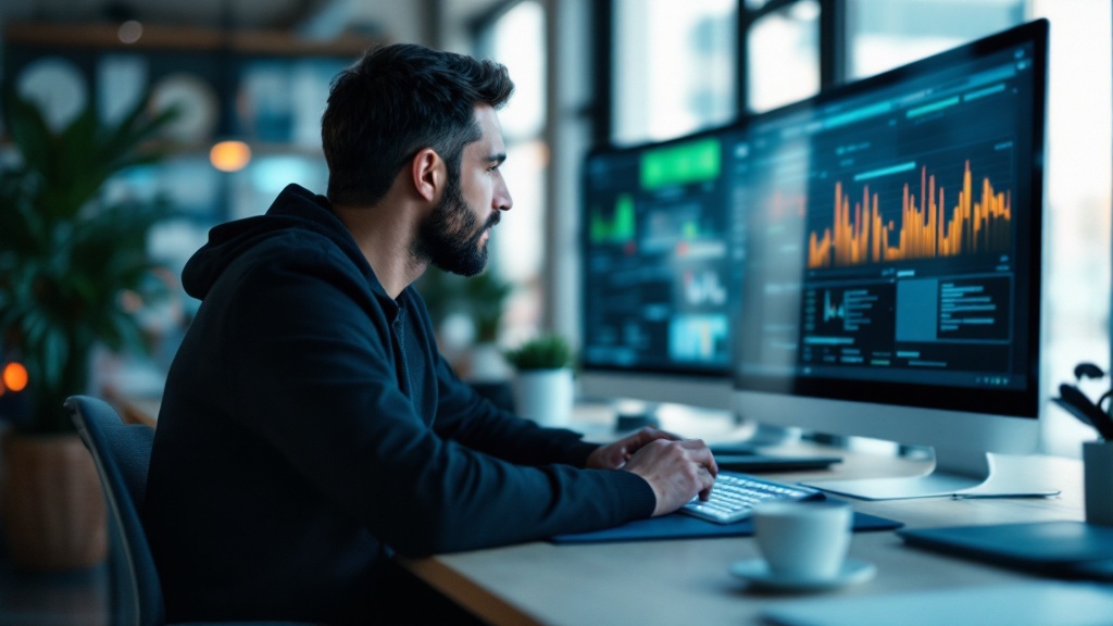 Strukturierte Architektur und moderne Linien, die präzises B2B-Projektmanagement symbolisieren.